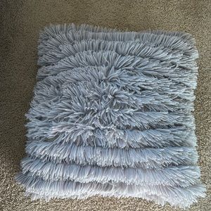 grey decorative pillow